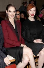 CHRISTINA HENDRICKS at Zac Posen Fashion Show in New York