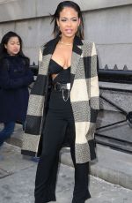 CHRISTINA MILIAN Out at Fashion Week in New York