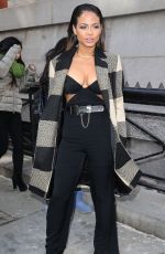 CHRISTINA MILIAN Out at Fashion Week in New York
