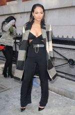 CHRISTINA MILIAN Out at Fashion Week in New York