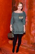 CHRISTINA RICCI at Marc Jacobs Fashion Show in New York