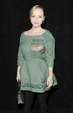 CHRISTINA RICCI at Marc Jacobs Fashion Show in New York