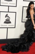 CIARA at 2015 Grammy Awards in Los Angeles