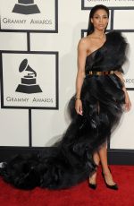 CIARA at 2015 Grammy Awards in Los Angeles