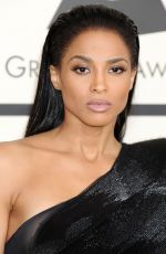 CIARA at 2015 Grammy Awards in Los Angeles