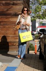 CINDY CRAWFORD Out Shopping in Malibu 2302