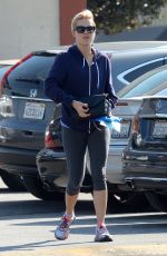 CLAIRE HOLT in Leggings Out and About in Los Angeles