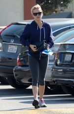CLAIRE HOLT in Leggings Out and About in Los Angeles