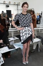 COBIE SMULDERS at Tanya Taylor Fashion Show in New York