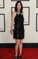 COURTNEY COX at 2015 Grammy Awards in Los Angeles
