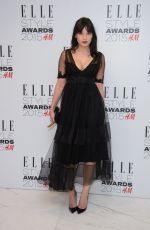 DAISY LOWE at Elle Style Awards in London