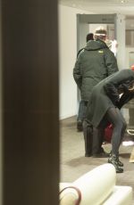 DAKOTA JOHNSON at Berlin Tegel Airport