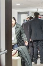 DAKOTA JOHNSON at Berlin Tegel Airport