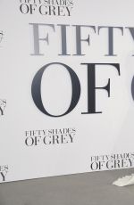 DAKOTA JOHNSON at Fifty Shades of Grey Premiere in London