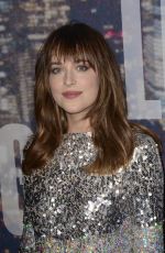 DAKOTA JOHNSON at SNL 40th Anniversary Celebration in New York