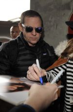 DAKOTA JOHNSON at Tegel Airport in Berlin