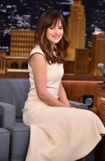 DAKOTA JOHNSON at The Tonight Show in New York