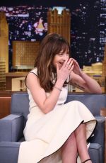 DAKOTA JOHNSON at The Tonight Show Starring Jimmy Fallon in New York