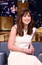 DAKOTA JOHNSON at The Tonight Show Starring Jimmy Fallon in New York