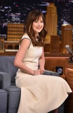 DAKOTA JOHNSON at The Tonight Show Starring Jimmy Fallon in New York