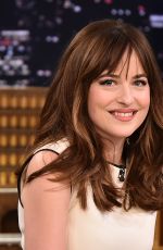 DAKOTA JOHNSON at The Tonight Show Starring Jimmy Fallon in New York