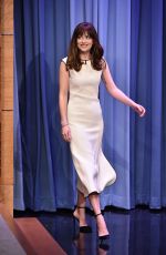 DAKOTA JOHNSON at The Tonight Show Starring Jimmy Fallon in New York