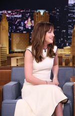 DAKOTA JOHNSON at The Tonight Show Starring Jimmy Fallon in New York