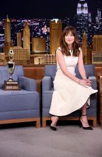 DAKOTA JOHNSON at The Tonight Show Starring Jimmy Fallon in New York