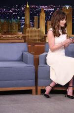 DAKOTA JOHNSON at The Tonight Show Starring Jimmy Fallon in New York