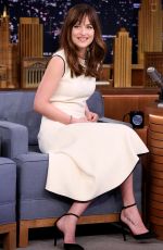 DAKOTA JOHNSON at The Tonight Show Starring Jimmy Fallon in New York