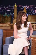 DAKOTA JOHNSON at The Tonight Show Starring Jimmy Fallon in New York ...