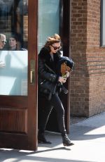 DAKOTA JOHNSON Leaves Her Hotel in New York 2502