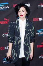 DEMI LOVATO at Roc Nation Grammy Brunch in Beverly Hills