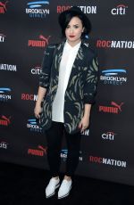 DEMI LOVATO at Roc Nation Grammy Brunch in Beverly Hills