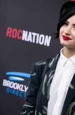 DEMI LOVATO at Roc Nation Grammy Brunch in Beverly Hills