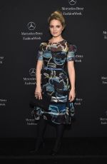 DIANNA AGRON at Carolina Herrera Fashion Show in New York