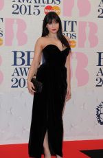 DIASY LOWE at Brit Awards 2015 in London