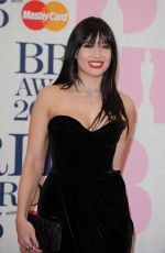 DIASY LOWE at Brit Awards 2015 in London