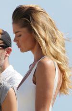 DOUTZEN KROES in Swimsuit at a Photoshoot in Miami