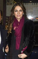 ELIZABETH HURLEY at Giancarlo Giammetti Birthday Party in Madrid