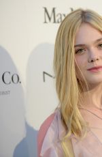 ELLE FANNING at Women in Film Pre-oscar Cocktail Party in Los Angeles