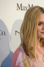 ELLE FANNING at Women in Film Pre-oscar Cocktail Party in Los Angeles