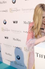 ELLE FANNING at Women in Film Pre-oscar Cocktail Party in Los Angeles