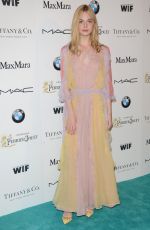 ELLE FANNING at Women in Film Pre-oscar Cocktail Party in Los Angeles