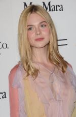 ELLE FANNING at Women in Film Pre-oscar Cocktail Party in Los Angeles