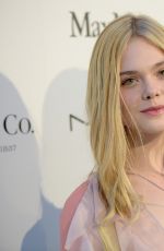 ELLE FANNING at Women in Film Pre-oscar Cocktail Party in Los Angeles