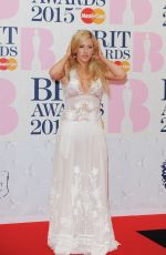 ELLIE GOULDING at Brit Awards 2015 in London