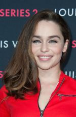 EMILIA CLARKE at Louis Vuitton Series 2 Exhibition in Hollywood
