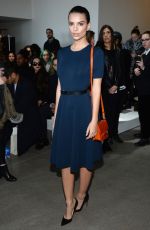 EMILY RATAJKOWSKI at Jason Wu Fashion Show in New York