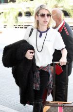 EMMA ROBERTS at LAX Airport in Los Angeles 1102